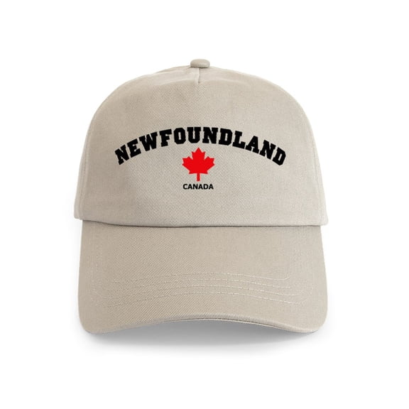 CafePress - Newfoundland Cap - Adjustable 100% Brushed Unisex Casual Cotton Baseball Cap, Beige, 1