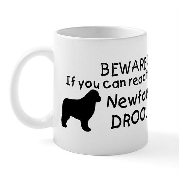 CafePress - Newfoundland Dog Drool Zone Mug - 11 oz Ceramic Mug - Novelty Coffee Tea Cup