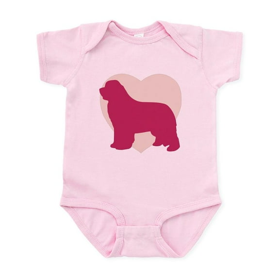 CafePress - Newfoundland Valentine's Day Infant Bodysuit - Baby Light Bodysuit, Size Newborn - 24 Months