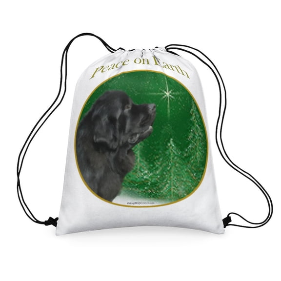 CafePress - Newfpeace2 - Colorful 16"x20" Drawstring Bag