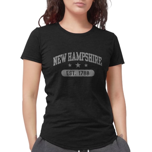 CafePress - Newhampshire1788c Women's Deluxe T Shirt - Womens Tri-blend T-Shirt