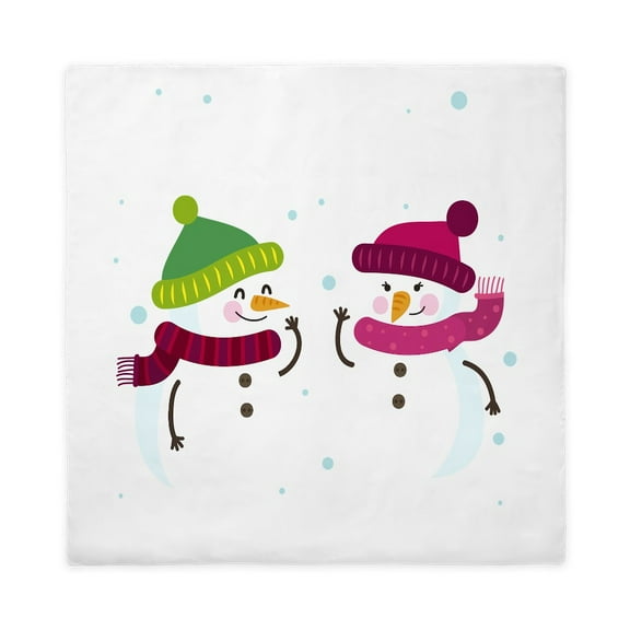 CafePress - Newlyweds New Husband Wife First Chris - Queen Duvet