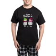 thumbnail image 1 of CafePress - Newlyweds New Husband Wife First Christmas Pajamas - Men's Dark Loose Fit Cotton Pajama Set, 1 of 7