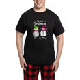 thumbnail image 1 of CafePress - Newlyweds New Husband Wife First Christmas Pajamas - Men's Dark Loose Fit Cotton Pajama Set, 1 of 7
