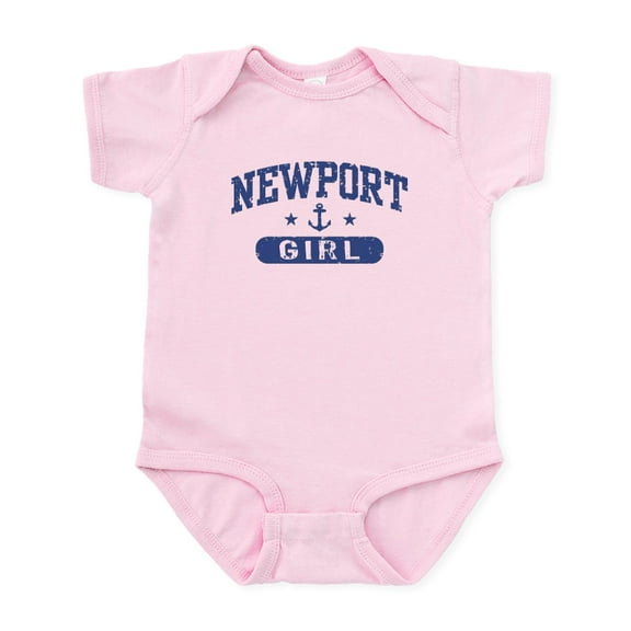 CafePress - Newport Girl Infant Bodysuit - Baby Light Bodysuit, Size Newborn - 24 Months
