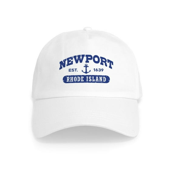 CafePress - Newport Rhode Island Cap - Adjustable 100% Brushed Unisex Casual Cotton Baseball Cap, Beige, 1