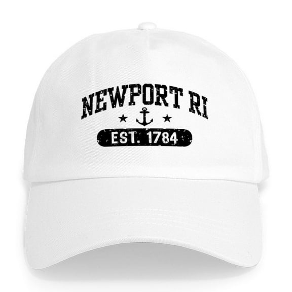 CafePress - Newport Rhode Island Cap - Adjustable 100% Brushed Unisex Casual Cotton Baseball Cap, Beige, 1