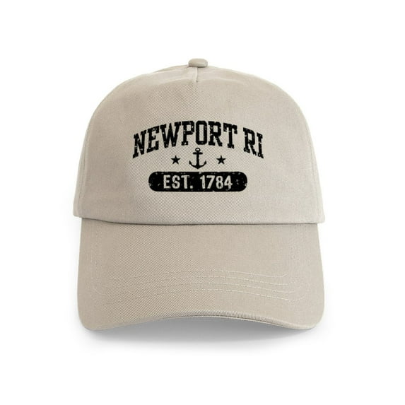 CafePress - Newport Rhode Island Cap - Adjustable 100% Brushed Unisex Casual Cotton Baseball Cap, Beige, 1