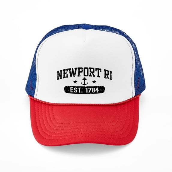 CafePress - Newport Rhode Island - Adjustable Unisex Printed Trucker Hat with Mesh Back