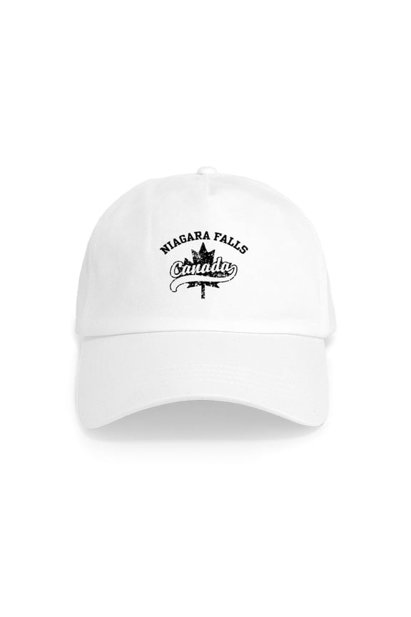 - Niagara Falls Canada Cap - Adjustable 100% Brushed Unisex Casual Cotton Baseball Cap, Beige, 1