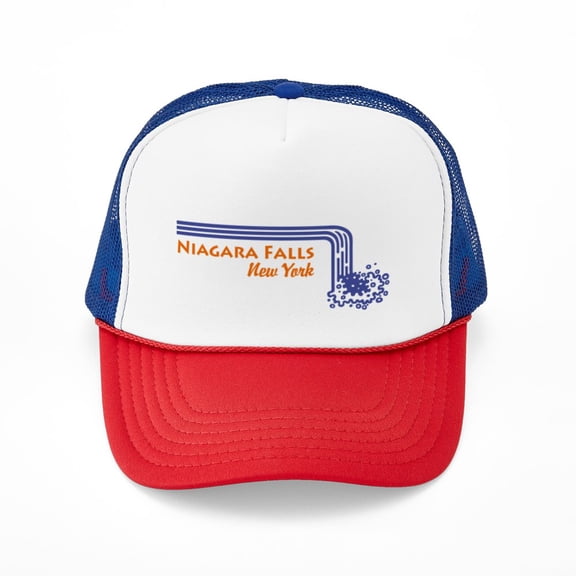 CafePress - Niagara Falls New York - Adjustable Unisex Printed Trucker Hat with Mesh Back