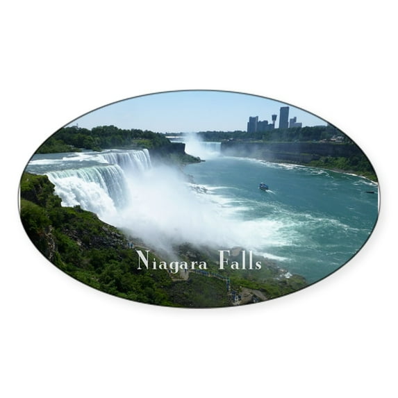 CafePress - Niagara Falls - Sticker (Oval)