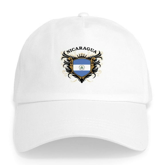 CafePress - Nicaragua Cap - Adjustable 100% Brushed Unisex Casual Cotton Baseball Cap, Beige, 1