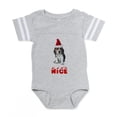 thumbnail image 1 of CafePress - Nice Beagle Christmas - Cute Infant Baby Football Bodysuit, 1 of 3