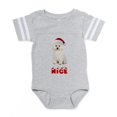 thumbnail image 1 of CafePress - Nice Bichon Frise - Cute Infant Baby Football Bodysuit, 1 of 3