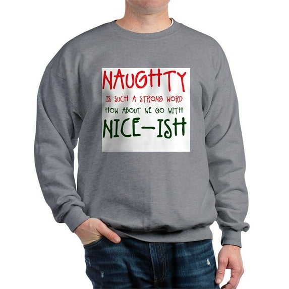 CafePress - Nice Ish Sweatshirt - Crew Neck Sweatshirt