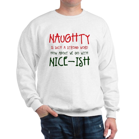CafePress - Nice Ish Sweatshirt - Crew Neck Sweatshirt