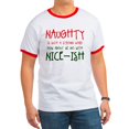 thumbnail image 1 of CafePress - Nice Ish T Shirt - 100% Cotton Ringed T-Shirt, 1 of 4