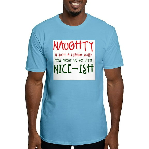 CafePress - Nice Ish T Shirt - Fitted T-Shirt, Vintage Fit Soft Cotton Tee
