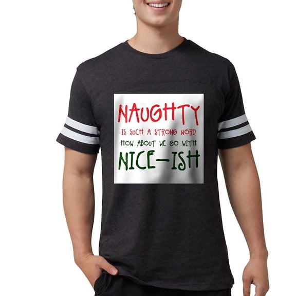 CafePress - Nice Ish T Shirt - Mens Football Shirt