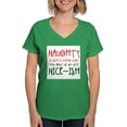 thumbnail image 1 of CafePress - Nice Ish T Shirt - Women's V-Neck Dark T-Shirt, 1 of 4