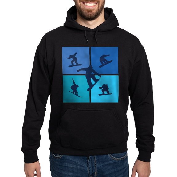 CafePress - Nice Various Snowboarding Hoodie (Dark) - Pullover Hoodie, Classic, Comfortable Hooded Sweatshirt