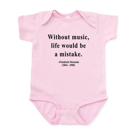 CafePress - Nietzsche 22 Infant Bodysuit - Baby Light Bodysuit