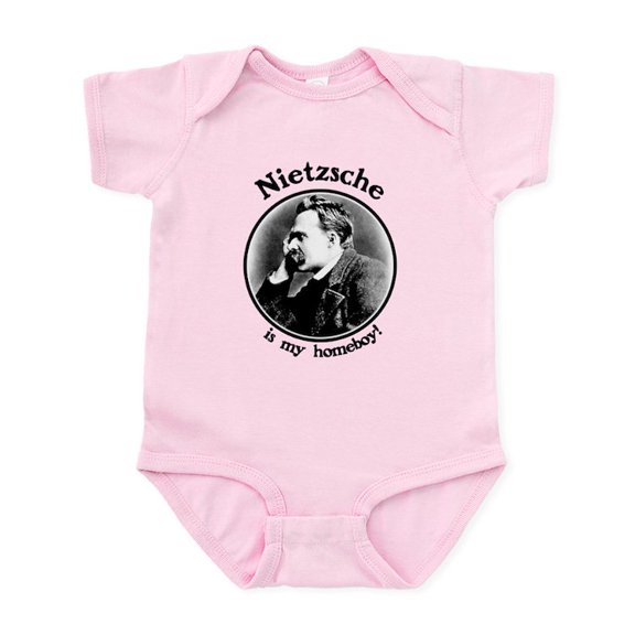 CafePress - Nietzsche Is My Homeboy! Infant Bodysuit - Baby Light Bodysuit, Size Newborn - 24 Months