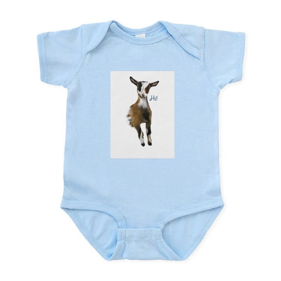 CafePress - Nigerian Dwarf Goat Infant Creeper - Baby Light Bodysuit, Size Newborn - 24 Months