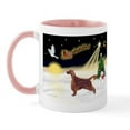 thumbnail image 1 of CafePress - Night Flight/Irish Setter Mug - 11 oz Ceramic Mug - Novelty Coffee Tea Cup, 1 of 3