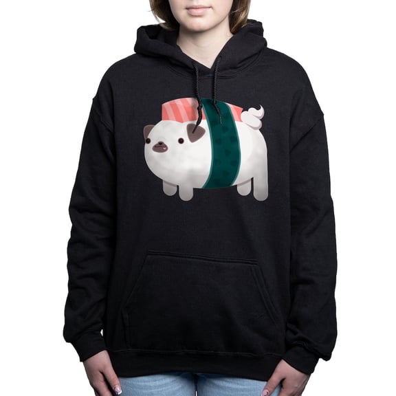 CafePress - Nigiri Pug Hoodie Sweatshirt - Pullover Hoodie, Classic & Comfortable Hooded Sweatshirt