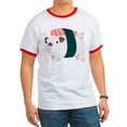 thumbnail image 1 of CafePress - Nigiri Pug T Shirt - 100% Cotton Ringed T-Shirt, 1 of 4