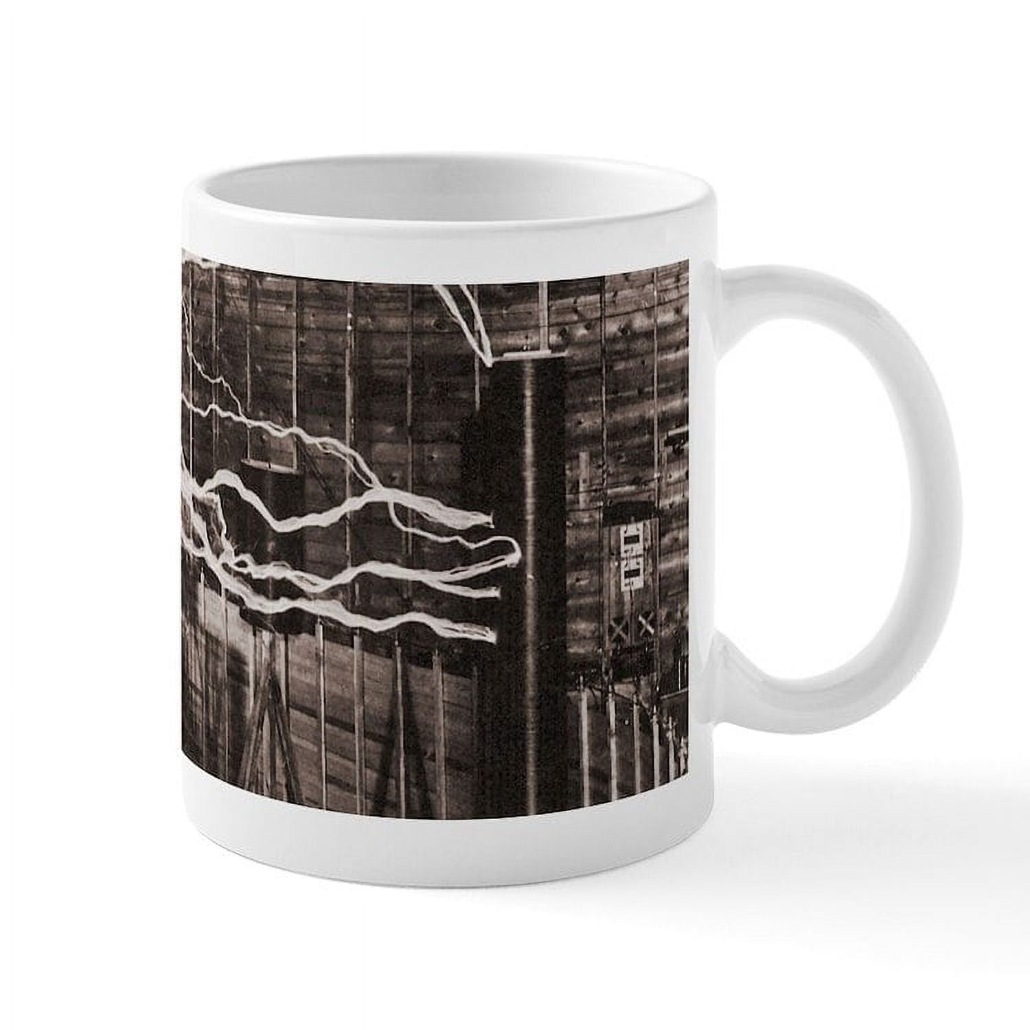 CafePress Nikola Tesla At Colorado Springs Mugs 11 oz Ceramic Mug Novelty Coffee Tea Cup