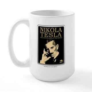 CafePress - Nikola Tesla At Colorado Springs Mugs - 11 oz Ceramic Mug -  Novelty Coffee Tea Cup 