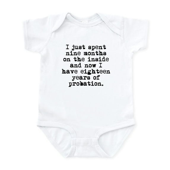 CafePress - Nine Years On The Inside Body Suit - Baby Light Bodysuit, Size Newborn - 24 Months