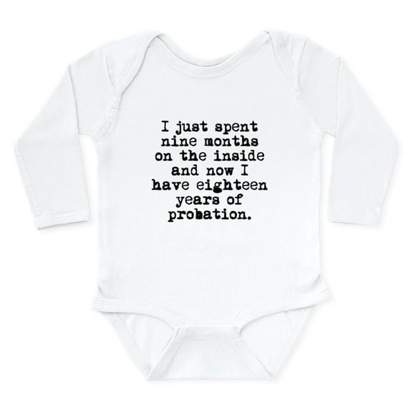 CafePress - Nine Years On The Inside Body Suit - Long Sleeve Cotton Baby Bodysuit