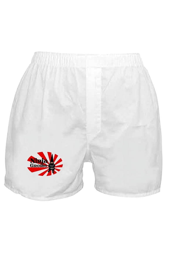 - Ninja Gnome Boxer Shorts - Men's Novelty Boxer Shorts