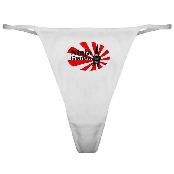 CafePress - Ninja Gnome Classic Thong - Women's Novelty Thong Panties Underwear