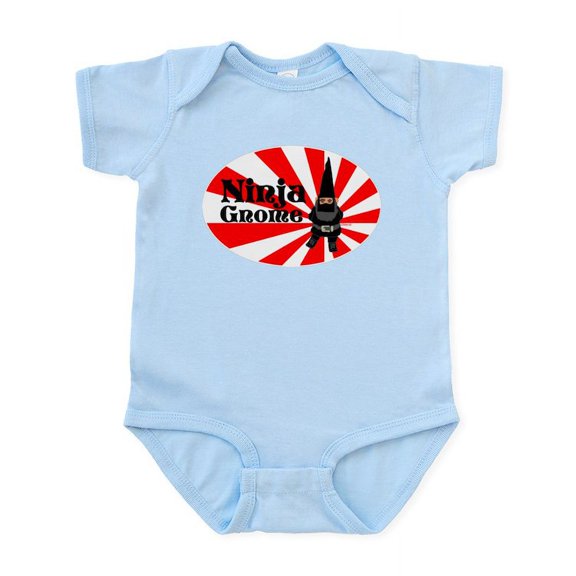 CafePress - Ninja Gnome Infant Bodysuit - Baby Light Bodysuit, Size Newborn - 24 Months
