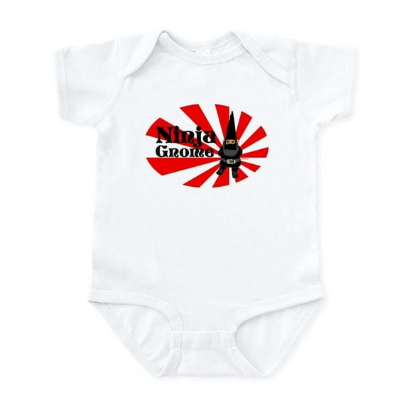 CafePress - Ninja Gnome Infant Bodysuit - Baby Light Bodysuit, Size Newborn - 24 Months