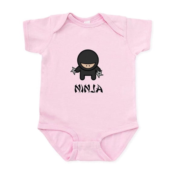 CafePress - Ninja Throwing Star Infant Bodysuit - Baby Light Bodysuit, Size Newborn - 24 Months