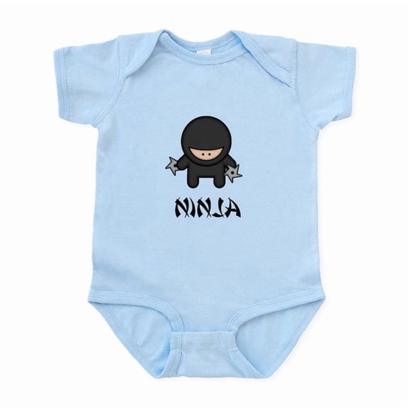 CafePress - Ninja Throwing Star Infant Bodysuit - Baby Light Bodysuit, Size Newborn - 24 Months