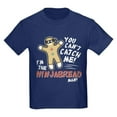 thumbnail image 1 of CafePress - Ninjabread Man Kids Dark T Shirt - Dark T-Shirt Kids XS-XL, 1 of 4