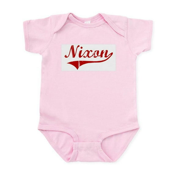 CafePress - Nixon (Red Vintage) Infant Bodysuit - Baby Light Bodysuit, Size Newborn - 24 Months