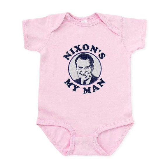 CafePress - Nixon's My Man T Shirt Infant Bodysuit - Baby Light Bodysuit, Size Newborn - 24 Months