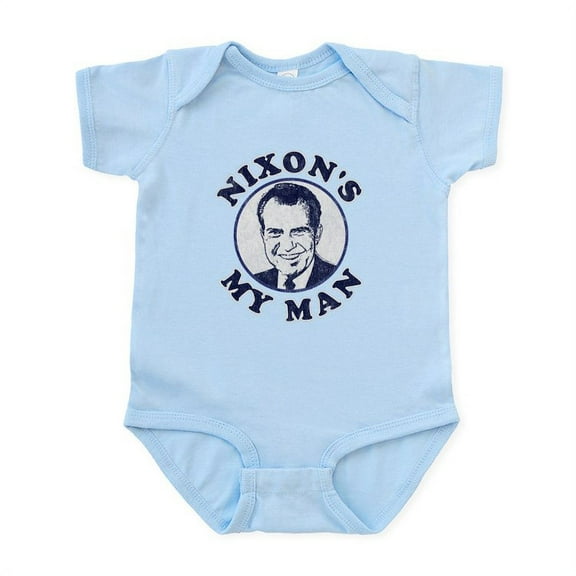CafePress - Nixon's My Man T Shirt Infant Bodysuit - Baby Light Bodysuit, Size Newborn - 24 Months