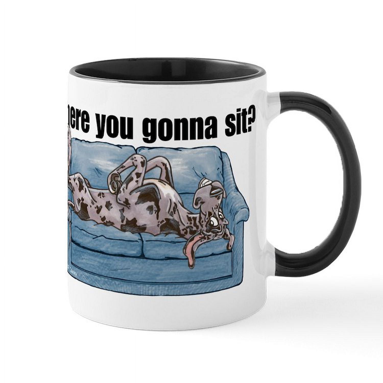 CafePress - Nmrl Where RU Mug - 11 oz Ceramic Mug - Novelty Coffee Tea ...