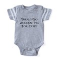 thumbnail image 1 of CafePress - No Accounting For Taste_Bl - Cute Infant Baby Football Bodysuit, 1 of 3