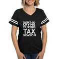 thumbnail image 1 of CafePress - No Crying During Tax Season T Shirt - Womens Football Shirt, 1 of 4