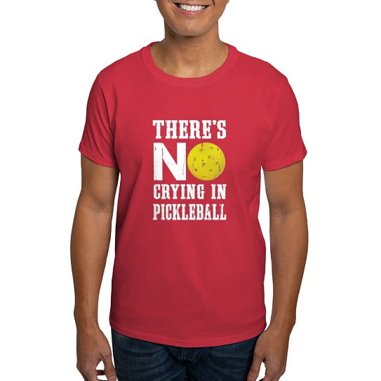 CafePress - No Crying In Pickleball T Shirt - Men's Classic Cotton T-Shirts